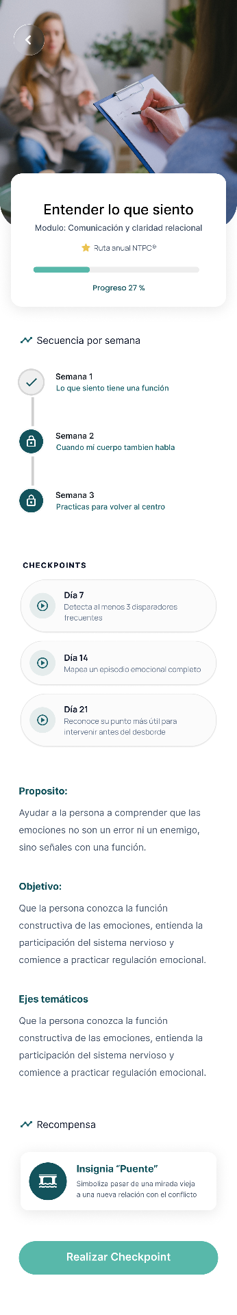 Reto en la app
